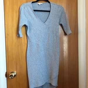 Gray tight fitted dress